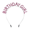 Wholesale Alloy Electroplated Fashion Rhinestone Letters Headband Headwear For Female