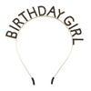 Wholesale Alloy Electroplated Fashion Rhinestone Letters Headband Headwear For Female