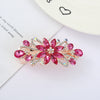 Wholesale Alloy Electroplated Flower Rhinestone Hairpin For Women