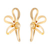 Wholesale Alloy Electroplated Geometric Flower Hollow Women's Earrings With Retro Style