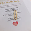 Wholesale Alloy Electroplated Geometric Oval Handmade Jewelry Accessories Earrings Pendant