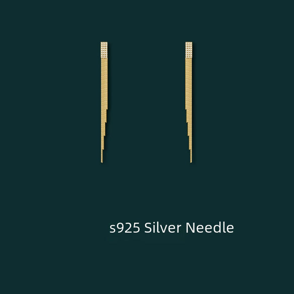 Wholesale Alloy Electroplated Geometric Pin Earrings For Women