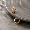 Wholesale Alloy Electroplated Geometric Style Zircon Earrings For Women