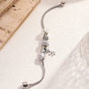 Wholesale Alloy Electroplated Heart Pattern Princess Style Ladies Bracelet