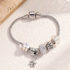 Wholesale Alloy Electroplated Heart Pattern Princess Style Ladies Bracelet