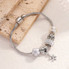 Wholesale Alloy Electroplated Heart Pattern Princess Style Ladies Bracelet