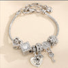 Wholesale Alloy Electroplated Heart Pattern Princess Style Ladies Bracelet