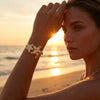 Wholesale Alloy Electroplated Irregular Starfish Pearl Bracelet Women's Beach Jewelry Accessories