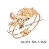 Wholesale Alloy Electroplated Irregular Starfish Pearl Bracelet Women's Beach Jewelry Accessories