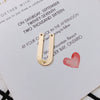 Wholesale Alloy Electroplated Jewelry Accessories Round Square U Shaped Earrings Pendant Bracelet