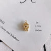 Wholesale Alloy Electroplated Jewelry Retro Literary Cut Out Bear Robot Pendant
