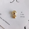 Wholesale Alloy Electroplated Jewelry Retro Literary Cut Out Bear Robot Pendant