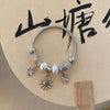 Wholesale Alloy Electroplated Little Fresh Style Sunflower Beaded Diy Bracelet
