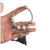 Wholesale Alloy Electroplated Little Fresh Style Sunflower Beaded Diy Bracelet