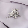 Wholesale Alloy Electroplated Mori Style Plant Flowers Tassel Hair Clip For Women