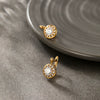 Wholesale Alloy Electroplated Retro Geometric Style Women's Earrings