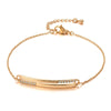 Wholesale Alloy Electroplated Simple Geometric Square Women's Bracelet