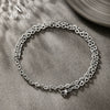 Wholesale Alloy Electroplated Simple O Word Chain Necklace For Unisex