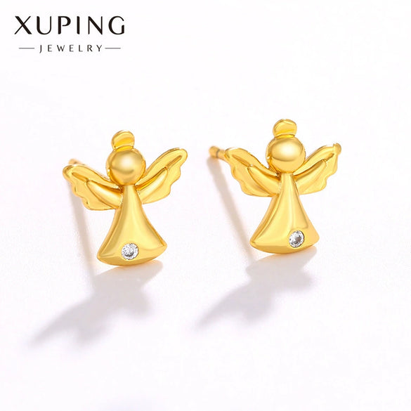 Wholesale Alloy Electroplated Single Zircon Women's Fashion Simple Highend Exquisite Jewelry Earrings