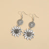 Wholesale Alloy Electroplated Sunflower Women's Earrings
