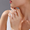 Wholesale Alloy Electroplated Sweet Style Bowknot Open Ring For Women