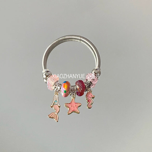 Wholesale Alloy Electroplated Wave Pattern Cartoon Bracelet For Women