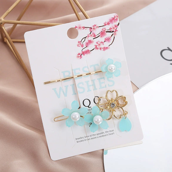 Wholesale Alloy Electroplated Women's Plants And Flowers Style Hairpin