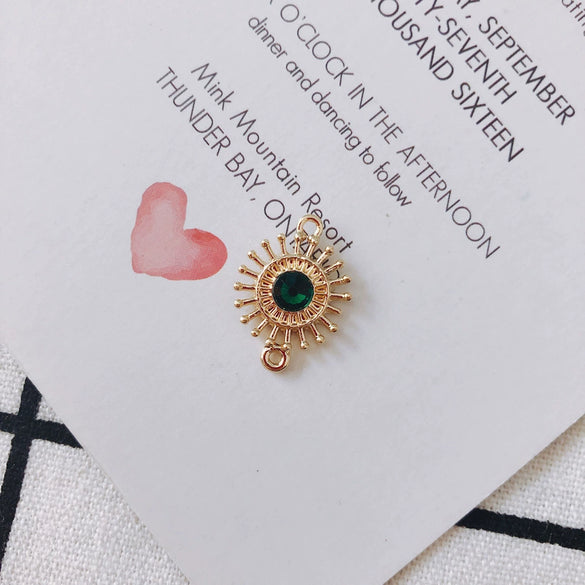Wholesale Alloy Electroplating Handmade Jewelry Accessories Oil Drop Pendant