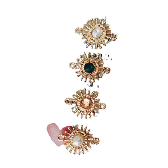 Wholesale Alloy Electroplating Handmade Jewelry Accessories Oil Drop Pendant
