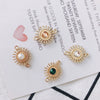 Wholesale Alloy Electroplating Handmade Jewelry Accessories Oil Drop Pendant
