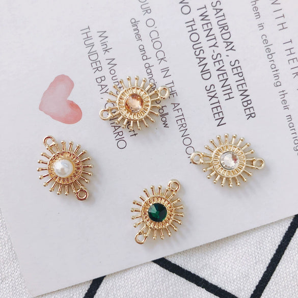 Wholesale Alloy Electroplating Handmade Jewelry Accessories Oil Drop Pendant