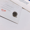 Wholesale Alloy Electroplating Round Micro Diamond Jewelry Accessories Earrings Pendant