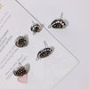 Wholesale Alloy Electroplating Round Micro Diamond Jewelry Accessories Earrings Pendant