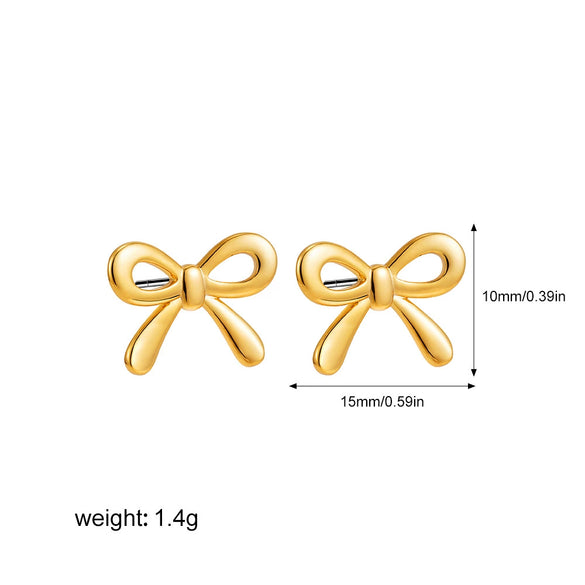 Wholesale Alloy Fashion Geometric And Heart Shape Electroplated Earrings