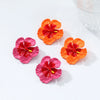 Wholesale Alloy Floral Dripping Oil Earrings For Women
