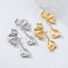 Wholesale Alloy Flower And Leaves Pattern Electroplated Women's Fashion Earrings