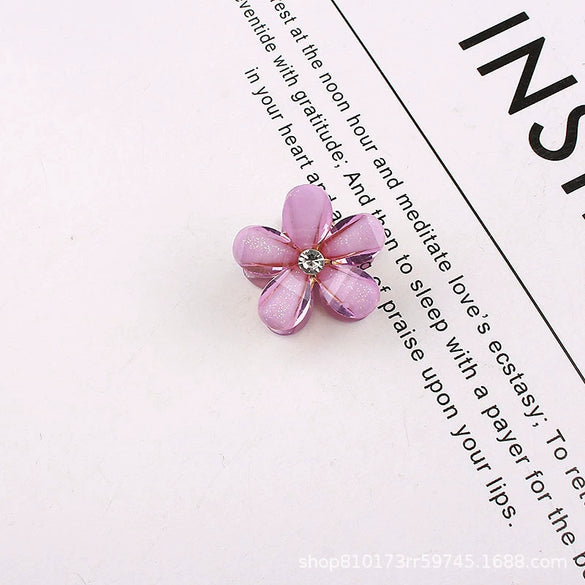 Wholesale Alloy Flower Baking Varnish Women's Hairpin Headdress Hair Accessories