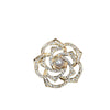 Wholesale Alloy Flower Brooch With Electroplating Silk Towel Buckle Pearl Rhinestone Decoration