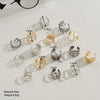 Wholesale Alloy Flower Design Electroplated Women's Jewelry Ear Clip Suit