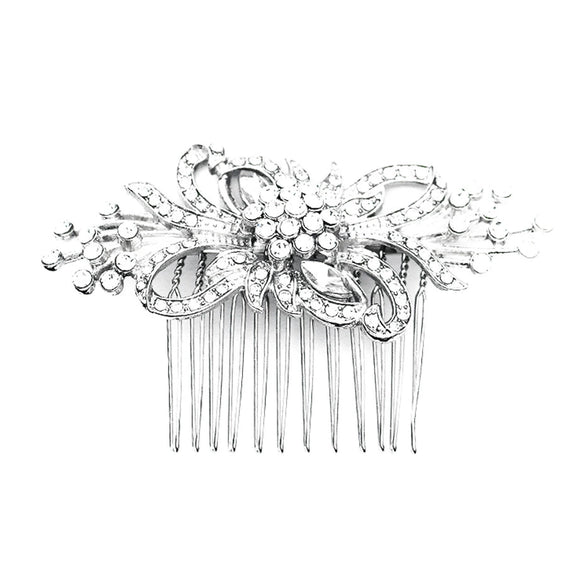 Wholesale Alloy Flower Diamond Women's Retro Headdress Hair Comb