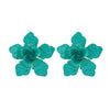 Wholesale Alloy Flower Dripping Oil Fashion Exaggerated Women's Earrings