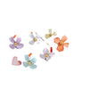 Wholesale Alloy Flower Hanging Earrings Jewelry Accessories With Baking Paint