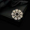 Wholesale Alloy Flower Pattern Electroplated Women's Fashion Highend Brooch Jewelry