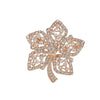 Wholesale Alloy Flower Retro Elegant Electroplating Brooch For Unisex