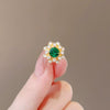 Wholesale Alloy Flower Styling Electroplating Women's Brooch Buckle Clothes Shirt Collar Pin Accessories