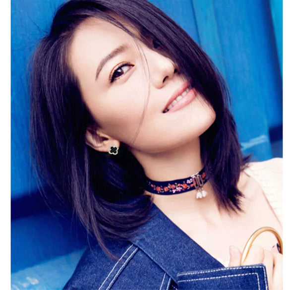 Wholesale Alloy Four Leaf Clover Electroplated Women's Minimalist Anti Allergy Earrings