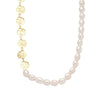 Wholesale Alloy Freshwater Pearl Handmade Flowershaped Necklace For Women Retro Fashion And Elegant Accessories