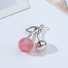 Wholesale Alloy Fruit Cherry Style Electroplated Diy Earrings And Hair Accessory Pendant Materials