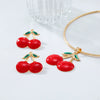 Wholesale Alloy Fruit Pattern Electroplated Women's Earrings