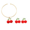 Wholesale Alloy Fruit Pattern Electroplated Women's Earrings